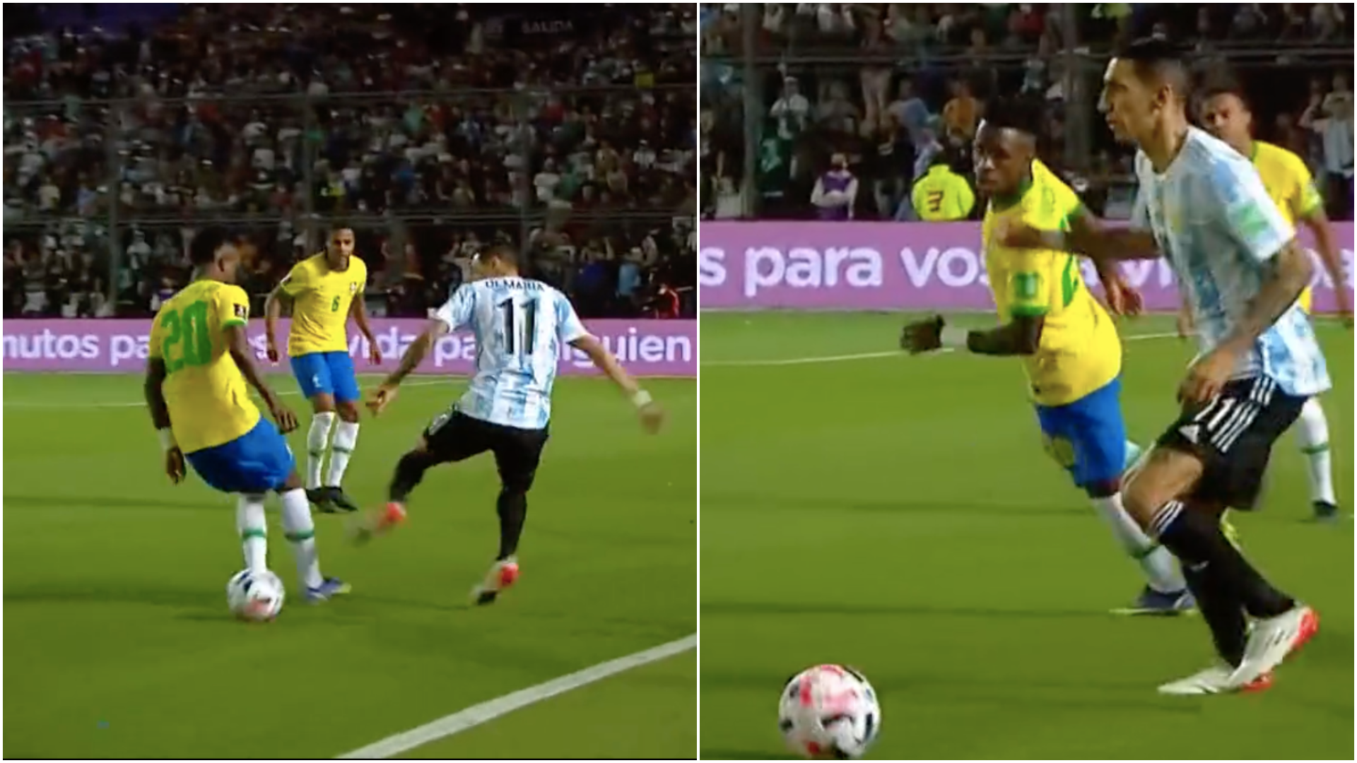 Del caño a lo Riquelme de Di María a la terrible pirueta de Vinicius