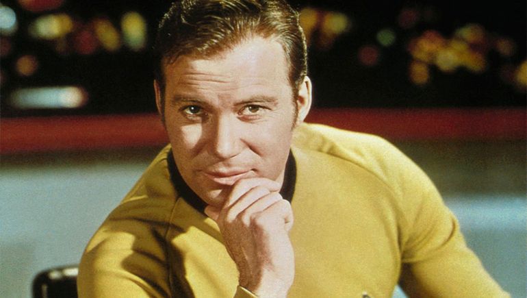 Shatner en el papel del capitán Kirk.