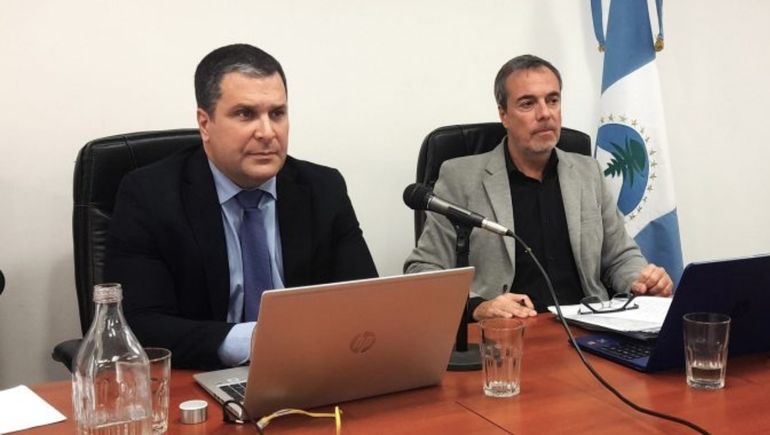 Juez Giorgetti (izquierda). Juez Giorgetti (izquierda).