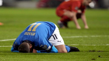 macedonia dejo sin mundial a italia con un gol en tiempo de descuento macedonia dejo sin mundial a italia con un gol en tiempo de descuento