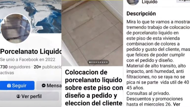 Nueva estafa con porcelanato líquido: más de 25 víctimas