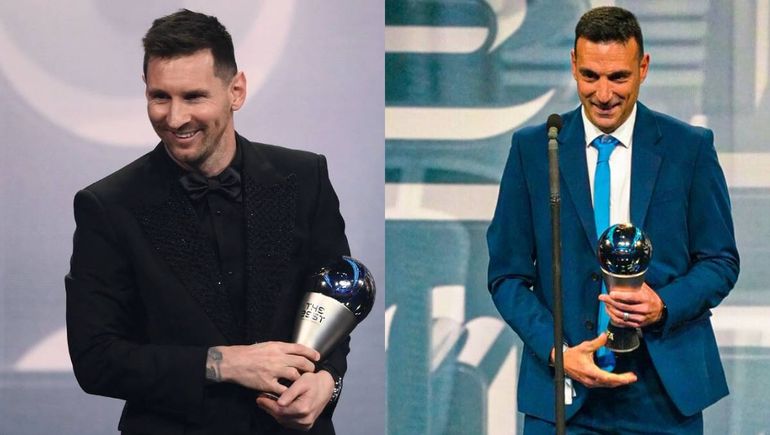 Sorpresivo: a quiénes votaron Messi y Scaloni en los premios The Best a mejor futbolista del mundo