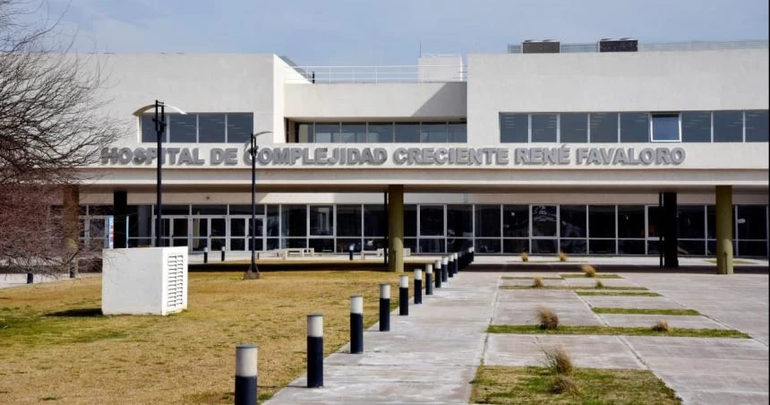 Hospital René Favaloro de Santa Rosa, La Pampa. Los médicos denunciaron el caso de abuso sexual. Hospital René Favaloro de Santa Rosa, La Pampa. Los médicos denunciaron el caso de abuso sexual.