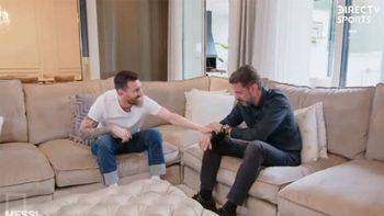 pablo giralt se quebro al aire al hablar con messi: el gesto de la pulga pablo giralt se quebro al aire al hablar con messi: el gesto de la pulga