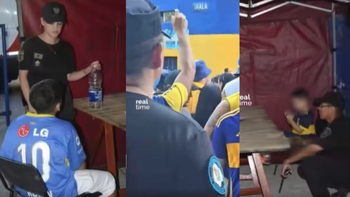 Los pequeños fueron asistidos por personal policial. Los pequeños fueron asistidos por personal policial.