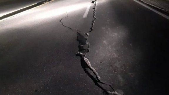 Por el terremoto