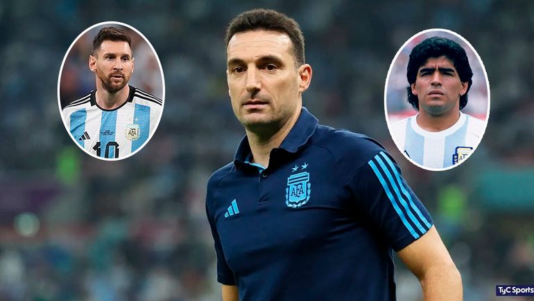 ¿Maradona o Messi? Lionel Scaloni respondió la pregunta y profundizó la grieta
