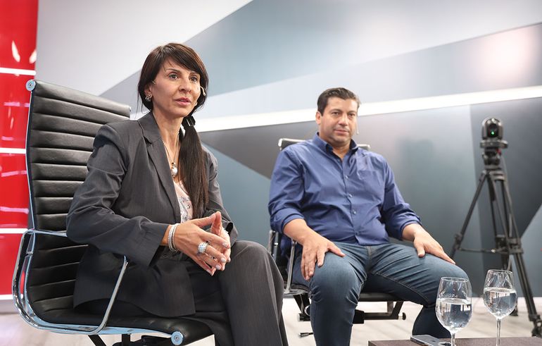 Lorena Villaverde y Gabriel Chumpitaz pasaron por los estudios de LM Play