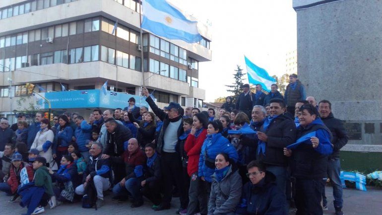 En el centro marcharon por Ni un policía menos