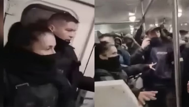 Video: violento ataque a dos policías durante un operativo en la línea Belgrano Sur