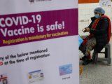 Foto de archivo ilustrativa de un centro de vacunación para controlar el coronavirus en Nueva  DelhiEne 8, 2021. REUTERS/Adnan Abidi