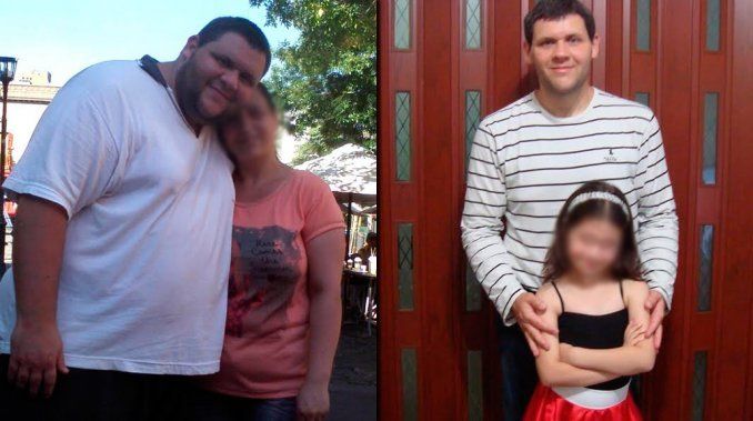 Le prometió a su hija bajar de peso y logró 71 kilos menos en 9 meses
