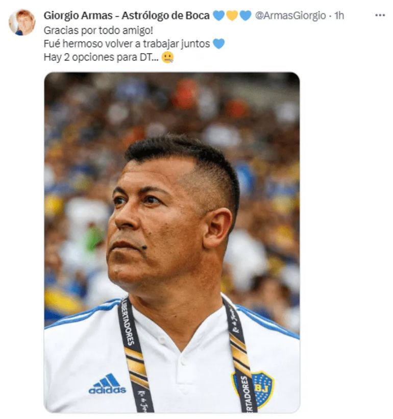 El mensaje del astrólogo de Boca El mensaje del astrólogo de Boca