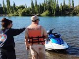 El operativo por la búsqueda de Jésica continúa río abajo. 