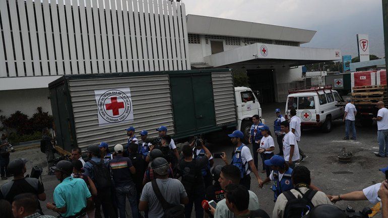 Venezuela: al fin llegó la ayuda de la Cruz Roja