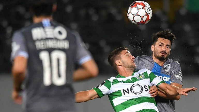 Acuña volvió y participó del primer gol de Sporting