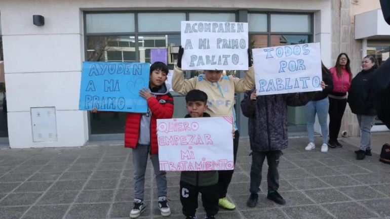 Caleta Olivia: la familia de Pablito pide ayuda para conseguir la medicación. Caleta Olivia: la familia de Pablito pide ayuda para conseguir la medicación.