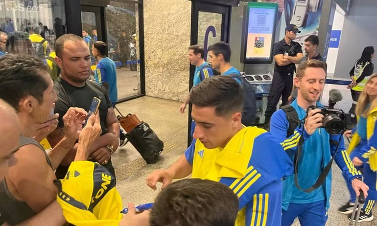 Merentiel en el viaje de Boca a Fortaleza Merentiel en el viaje de Boca a Fortaleza