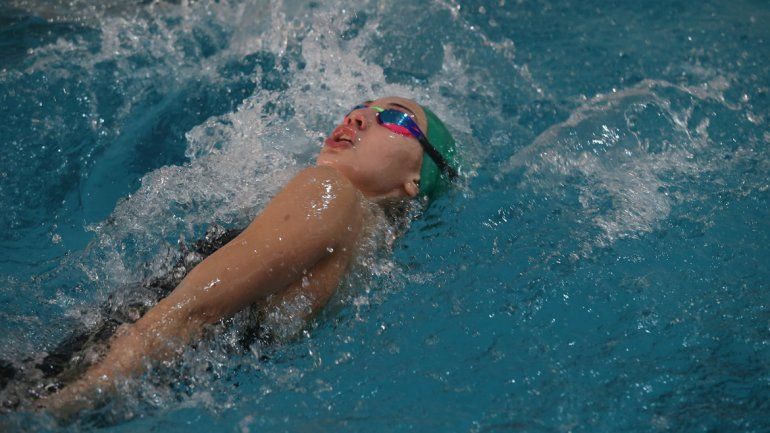 Valentina Milano logró el oro en los 200 metros espalda.&nbsp;