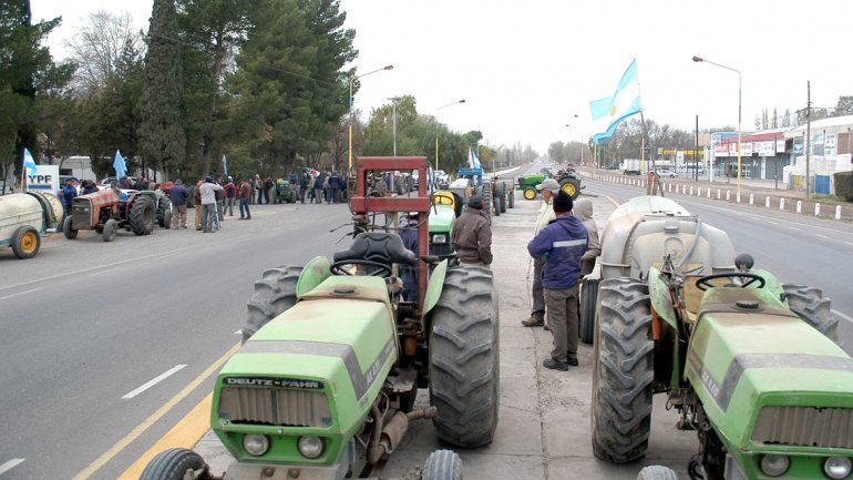 Los chacareros del Alto Valle protestarán en la rotonda contra el tarifazo