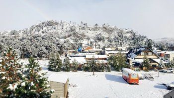 inolvidable postal: caviahue amanecio llena de nieve inolvidable postal: caviahue amanecio llena de nieve