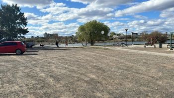 La laguna Chiquichano, en el centro de Trelew. La laguna Chiquichano, en el centro de Trelew.
