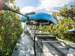 El prototipo, mostrado durante las Jornadas Fructícolas organizadas por el IRTA. El prototipo, mostrado durante las Jornadas Fructícolas organizadas por el IRTA.