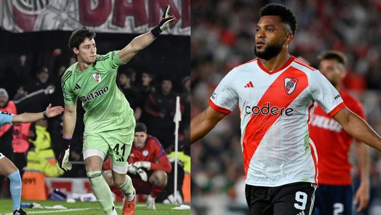 El video viral de Miguel Borja en River con una frase contundente sobre Santiago Beltrán