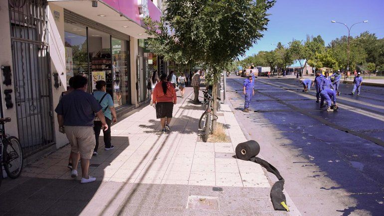 Habrá caos de tránsito en el Bajo por la obra de carril preferencial en la calle Sarmiento