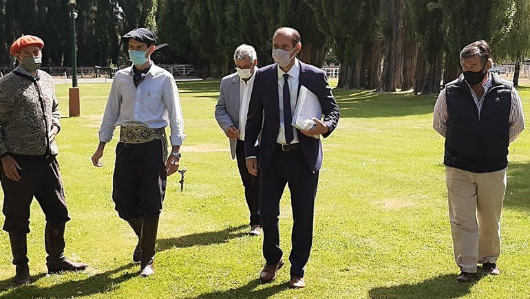 Gutiérrez fue al predio de La Rural en Junín