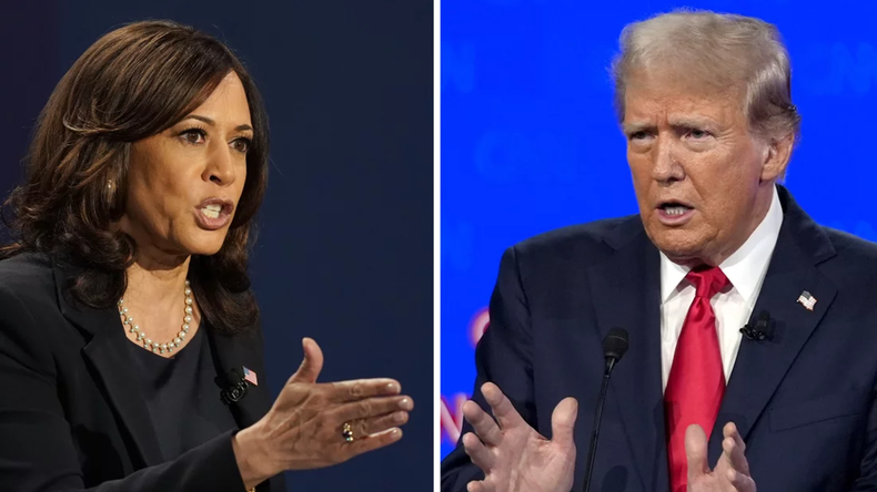 Donald Trump criticó con dureza a Kamala Harris