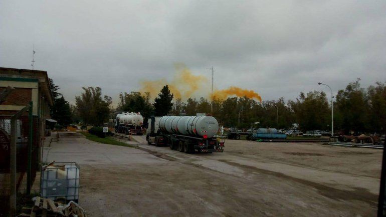Río Tercero: susto por un escape de gas nitroso