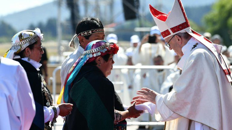 El Papa le dio un respaldo fuerte a la causa mapuche