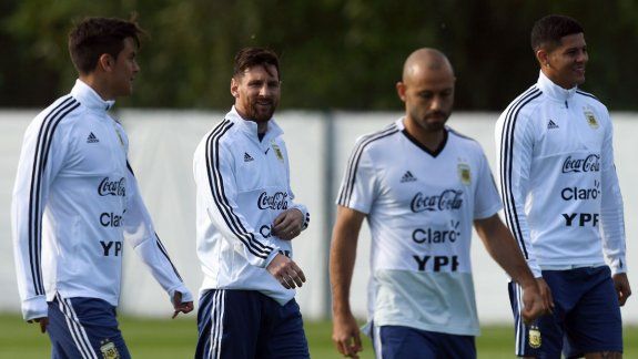 Messi y 10 más. El operativo de Sampa para acompañar el juego del mejor jugador del mundo.&nbsp;
