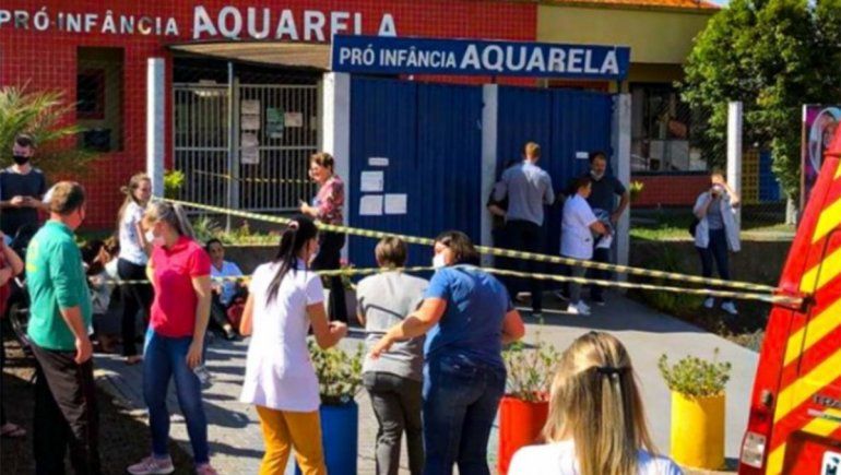 Horror en una guardería de Brasil: adolescente acuchilló y mató a niños