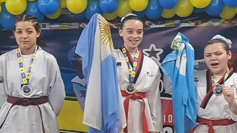 La escuela de taekwondo Sabon Sung vuelve galardonada a Argentina.