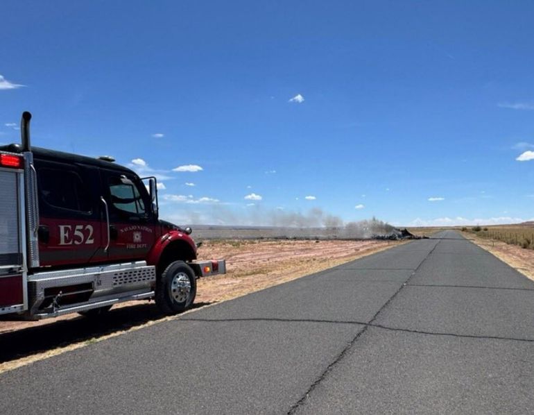 Un avión sanitario se estrelló en Estados Unidos y murieron todos sus ocupantes. Un avión sanitario se estrelló en Estados Unidos y murieron todos sus ocupantes.