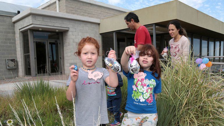 Buscaron huevos de Pascua en la bodega Schroeder