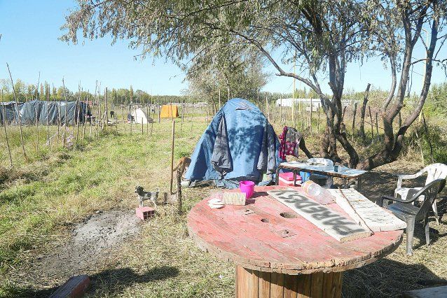 El loteo Los Pinos, en Vista Alegre Sur. Una empresa donó 50 terrenos municipales pero los fueron vendiendo.