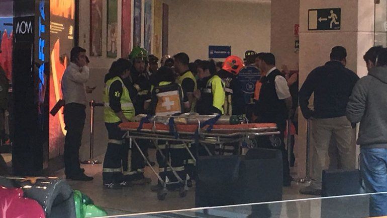 El centro comercial chileno no fue cerrado a pesar de lo que ocurrió.