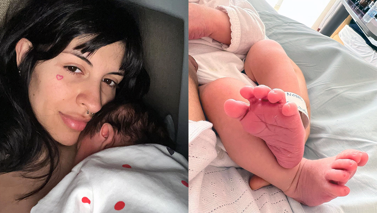 Pura ternura de madre e hija: Cazzu y la pequeña Inti. Pura ternura de madre e hija: Cazzu y la pequeña Inti.