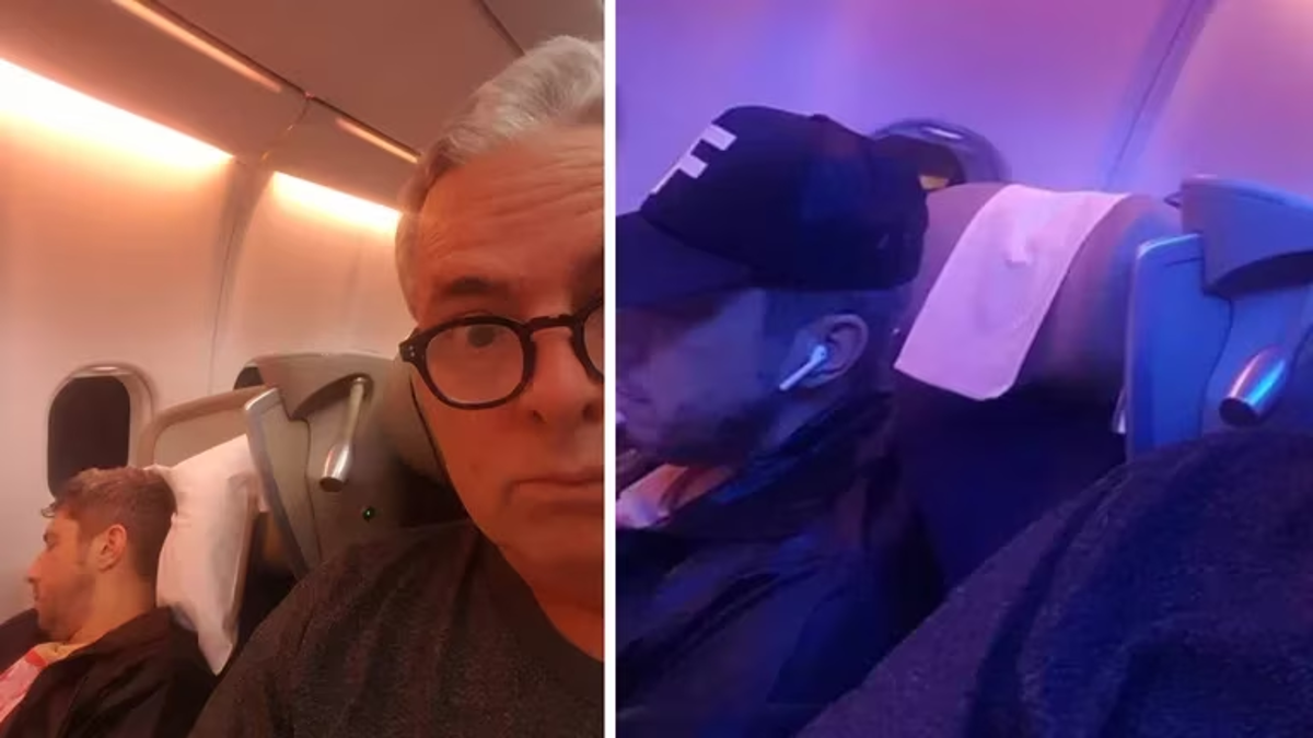 La revelación del hombre que viajó junto a Jey Mammon en el avión