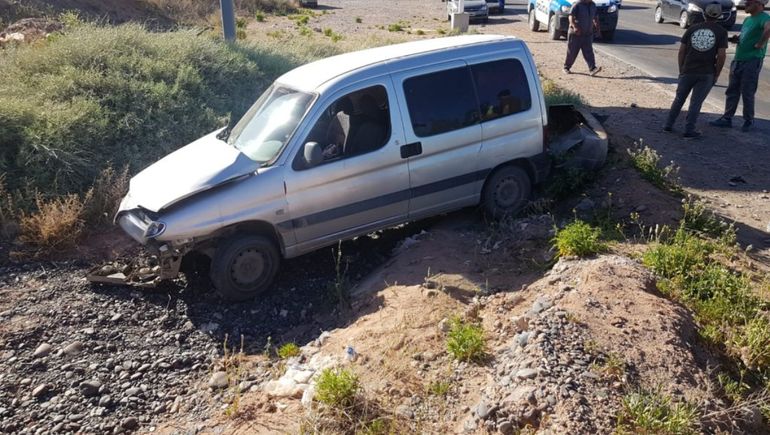 Fuerte choque en la Ruta Provincial 7.