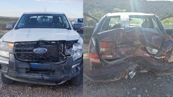 ruta del petroleo: dos heridos tras un violento choque en un cruce ruta del petroleo: dos heridos tras un violento choque en un cruce