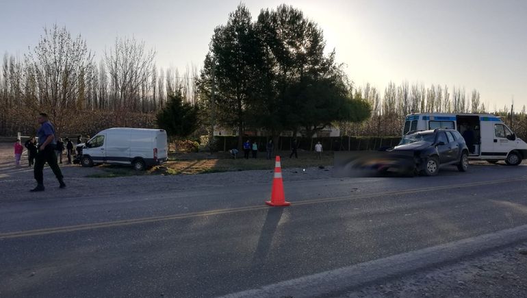 Violento choque en Ruta 151 en Cinco Saltos: murió una mujer