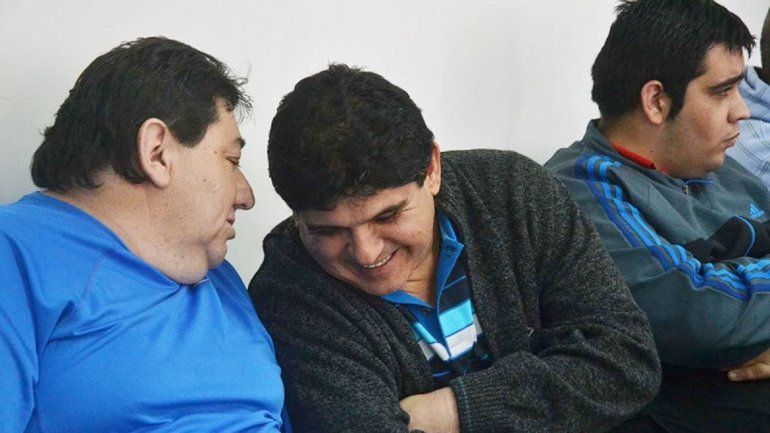Condorito Dávila y Héctor Montecino durante el juicio en el 2013.