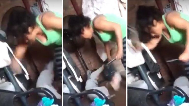 Video: nene de tres años escapó de su madre golpeadora