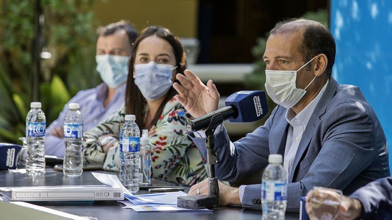 El gobernador Omar Gutiérrez dio detalles de las gestiones para tener un tren entre Cutral Co y Bahía Blanca.