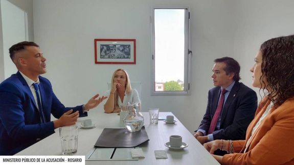 El fiscal José Gerez se interiorizó sobre la lucha contra el microtráfico en Rosario.