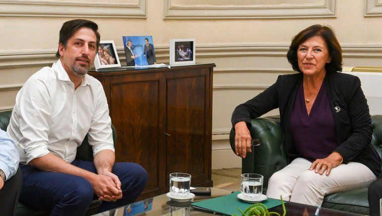 Silvia Sapag y Nicolás Trotta